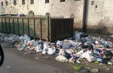 موقف «شبين الكوم - السادات» مقلب قمامة