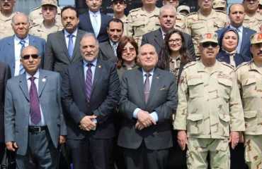 سولاف درويش تشيد بدور القوات المسلحة فى تطوير إدارة التجنيد والتعبئة الإلكتروني