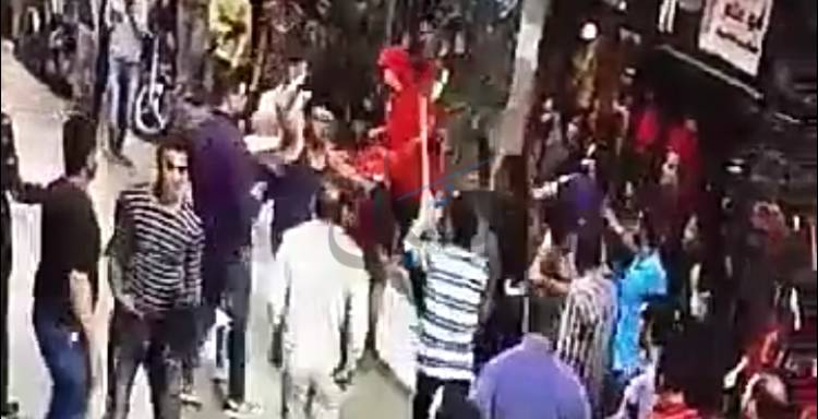 صورة من المشاجرة