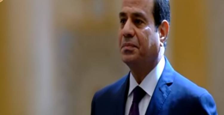 ولي عهد أبو ظبي يستقبل الرئيس السيسي في قصر الوطن